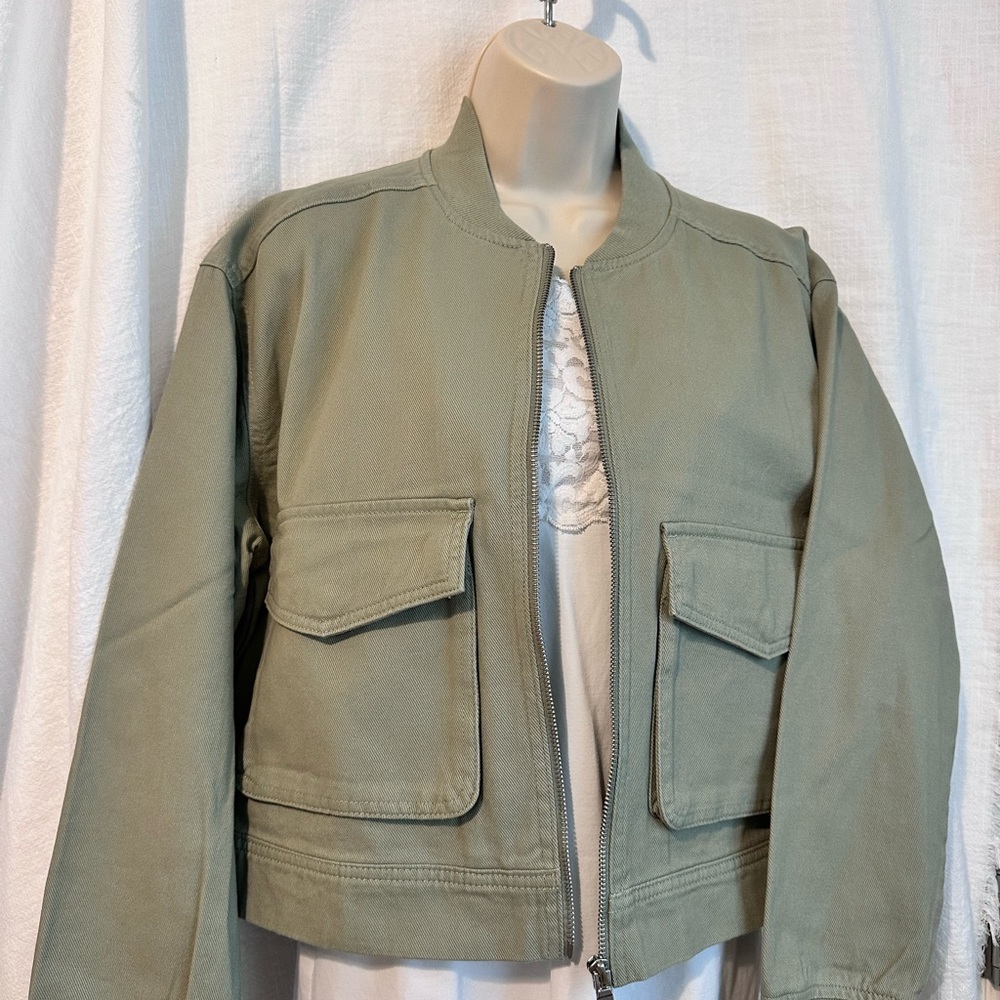 Nicole Miller Sage Bomber Jacket